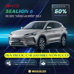 Tưng bừng Khuyến mãi + Ưu đãi chưa từng có dành cho BYD Sealion 6 Premium